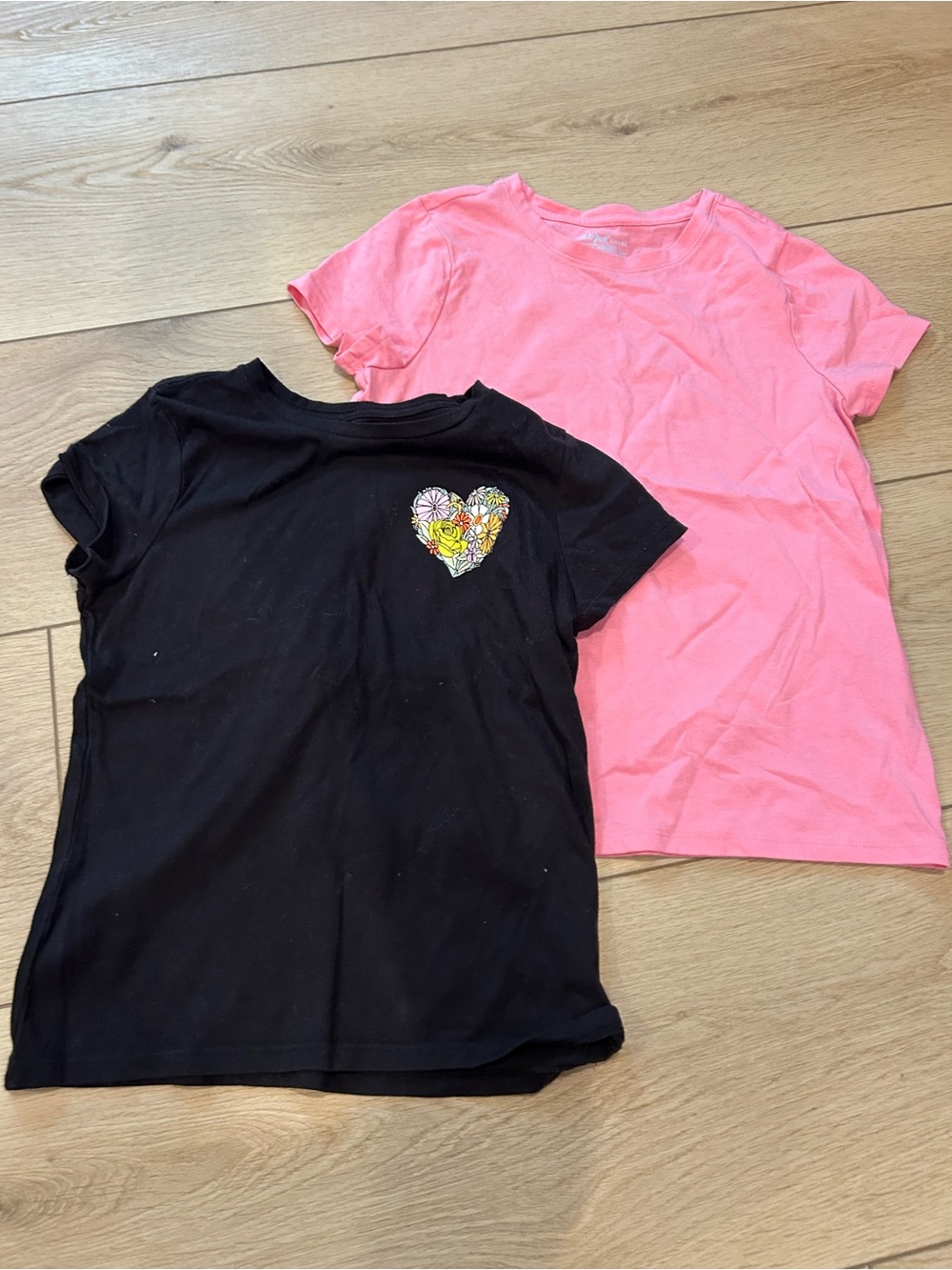 Kids Short Sleeve Tee - Pink & Black bundle